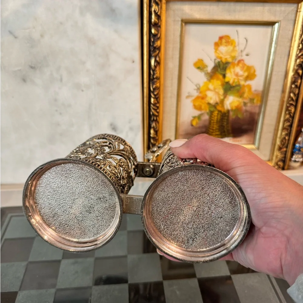 Soviet metal cutlery holder - Picture 4 of 6